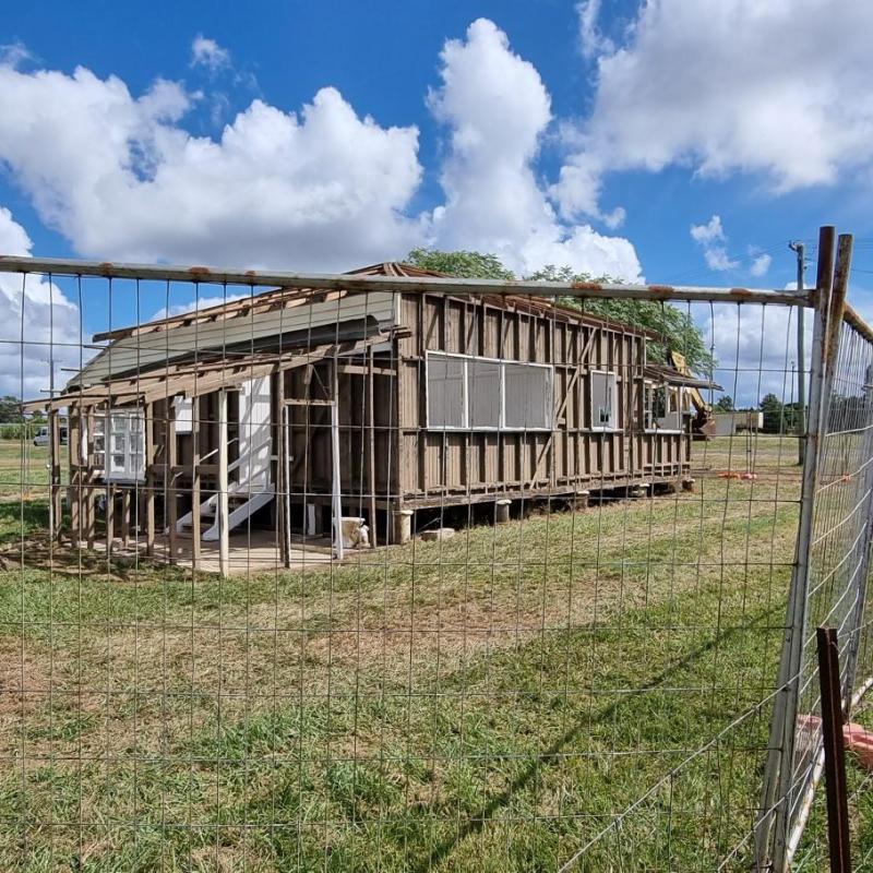 As part of the demolition process for the Voluntary Home Buy-Back Program, building materials from homes are being reused and recycled.