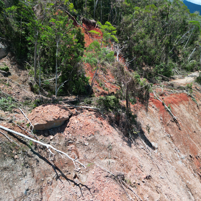 Noah Range landslip 2