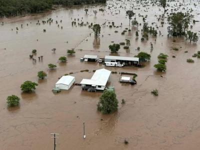 Clermont - flooding from air