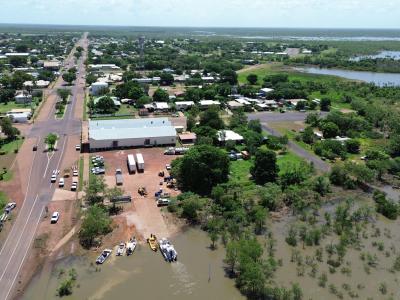 CSC Floodwaters and resupply